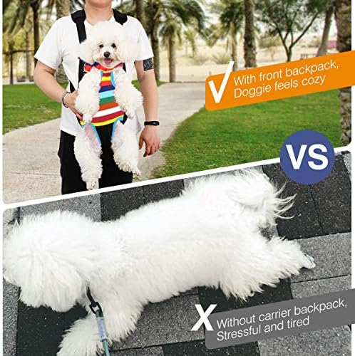 Pawaboo Pet Front Carrier Backpack for Small Medium Dogs - Image 6