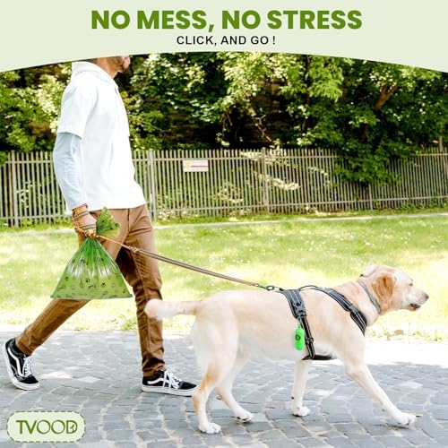 Thick Dog Poop Bags Rolls - Strong Leak Proof with 2 Dispensers 420 Count - Image 2