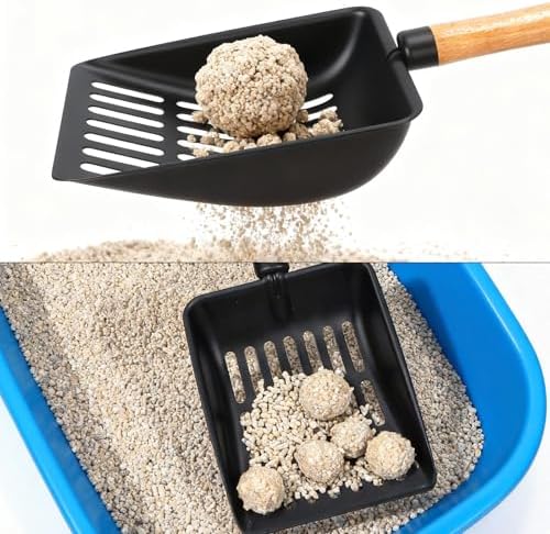 Cat Litter Scoop, Metal Litter Scoop, Short with Holder - Image 7