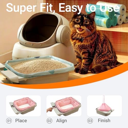 Automatic Cat Litter Box Liner 120 CT Bag Compatible with Neakasa PetPivot - Image 6