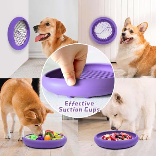 Dog Lick Bowl, Non-Slip Lick Mat Slow Feeder for Dogs & Cats - Image 7