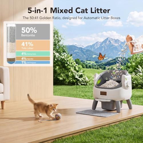 5-in-1 Mixed Cat Litter Engineered for Automatic Litter Boxes 7.9lbs*2 - Image 2