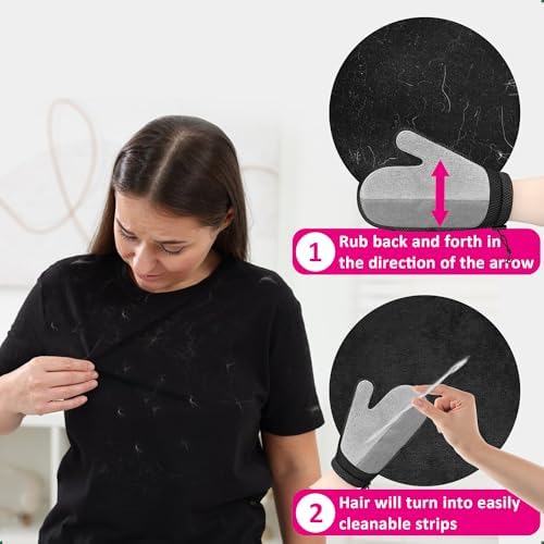 Double-Sided Pet Hair Remover Glove | Enhanced Electrostatic Adsorption | for Couch, Furniture, Carpet, Curtain Pet Fur Cleaner | Reusable Cat & Dog Hair Removal Tool - Image 2