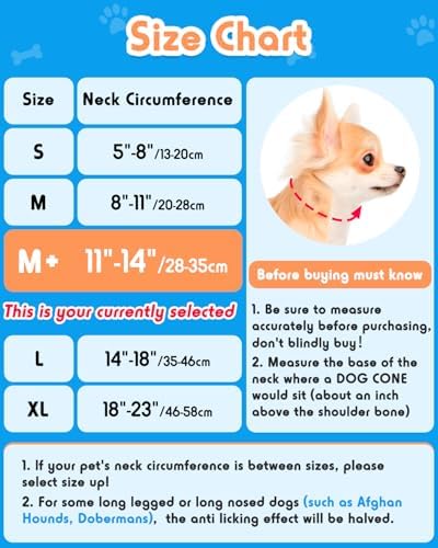 Inflatable Dog Pillow Cone Collar After Surgery, Donut Soft Neck Cone for Beagle French Bulldog Medium Plus Dogs, etc, Recovery E Collar to Stop Licking Paw - Image 2