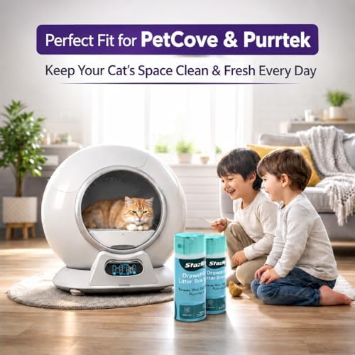 50 Bags, Cat Litter Liners Compatible with Petcove & Purrtek Litter Boxes - Image 7