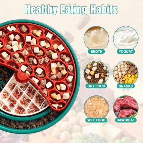 3-Level Slow Feeder Dog Bowl, Interactive Puzzel Toy & Lick Mat - Image 2