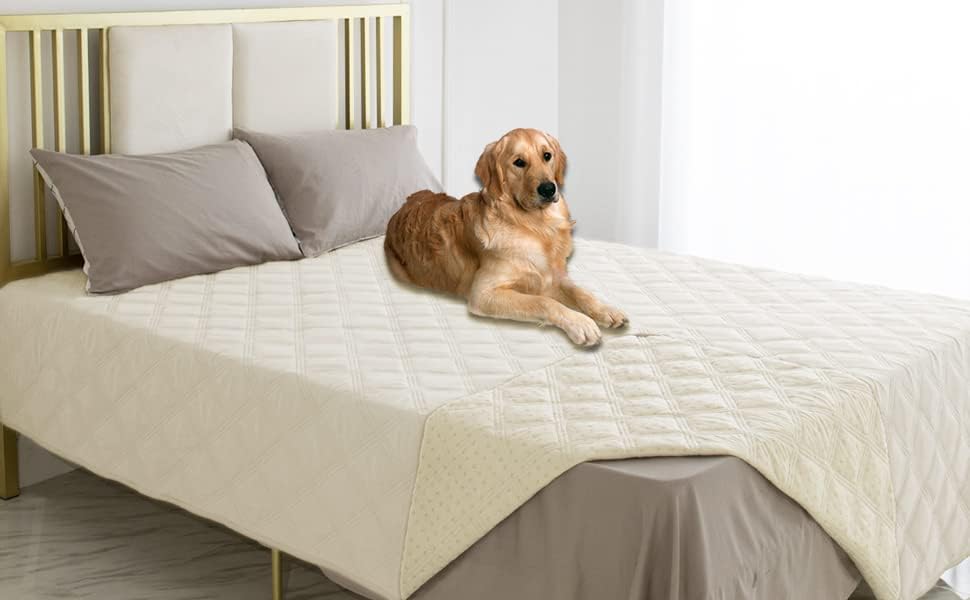 Ameritex Waterproof Dog Bed Cover Pet Blanket with Anti-Slip Back for Furniture Bed Couch Sofa - Image 7