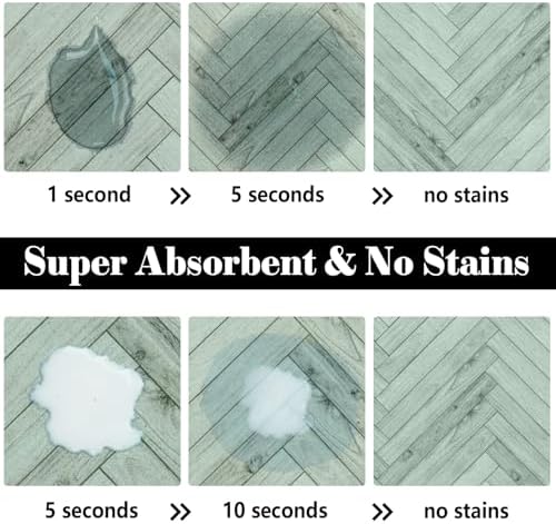Dog Food Mats for Floors Absorbent, Pet Cat Food Mat - Quick Dry Dog Bowl Mats for Food and Water, Eco-Friendly Boho Pet Supplies - Image 2
