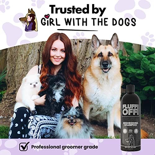 Fluff Off! by Girl with The Dogs Natural Deshedding Dog & Cat Shampoo 8Wks+ - Image 2