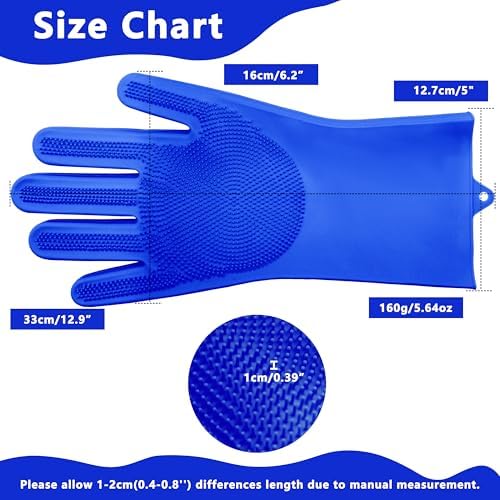 Pet Grooming Gloves—Dog Washing Gloves with High-Density Teeth - Image 2