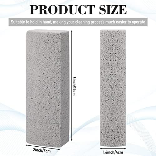 Loopeer 2 Pcs Pet Hair Remover Pumice Stone for Dog Cat Hair Removal Cleaning Pet Fur Stone 6 Inch Dog Fur Cleaning Tool for Car Interior Bedding Carpet Couch Furniture(6 x 2 x 1.6 in) - Image 2