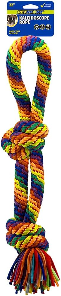 PetSport Kaleidoscope Knot Rope Tug - 22"