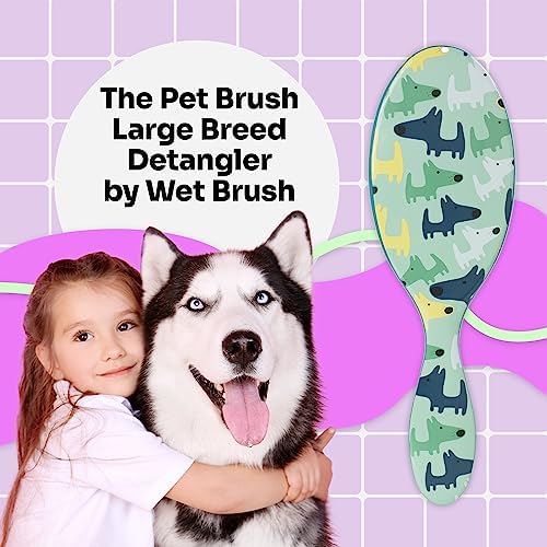 Wet Brush Pet Hair Brush, Large Dog Breed Detangler - Dog Camo, Multi - De-Shedding Comb and Dematting Tool for Grooming Long or Short Haired Dogs - Tangle-Free for Less Pulling & Tugging - Image 2