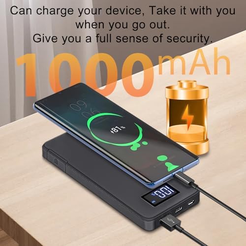 1080P Power Bank Video Recorder, Portable Camera with Motion Detection and Night Vision, Loop Recording Small Security Cam for Home Office Meeting, No WiFi Function - Image 3