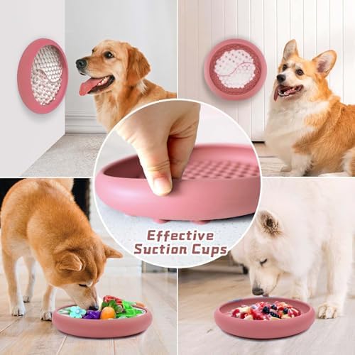 Dog Lick Bowl, Non-Slip Lick Mat Slow Feeder for Dogs & Cats - Image 7