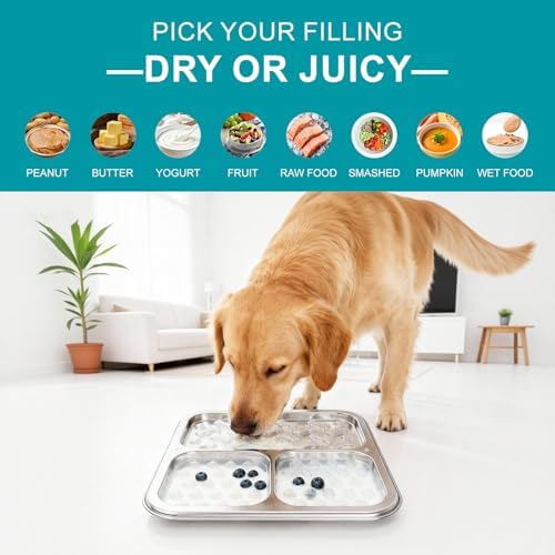 Kactoily 2-Pack 304 Stainless Steel Lick Mat for Dogs and Cats - Image 2