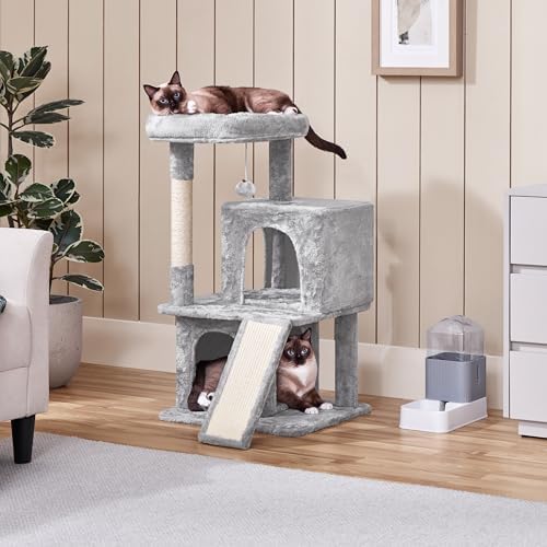Yaheetech 36in Cat Tree Tower with Large Perch for Senior Kittens - Image 2