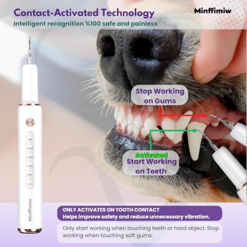 Dog Plaque Tartar Remover for Teeth - Dog Teeth Cleaning Kit, Electric Remover with LED Light, 5 Adjustable Modes, Safe Pet Tooth Cleaner, Dental Care Tool for Dogs - Image 2
