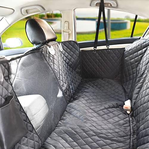 Vailge X-Large Dog Car Hammock, 100% Waterproof with Mesh Window, Scratch Prevent Anti-Slip Car Seat Covers for Back Seat - Image 7