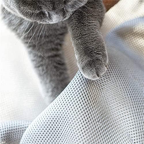 JUNSPOW Cat Bed Dedicated Replacement Net Cover Soft Breathable (Gray) - Image 2