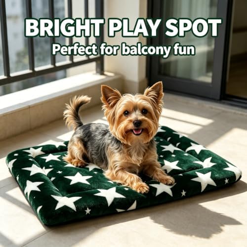 Dog Bed Mat - Soft Crate Pad for Kennel, Durable Pet Bed for Small Dogs & Cats - Comfort Support for Pet Crate, Cage, House - Image 7