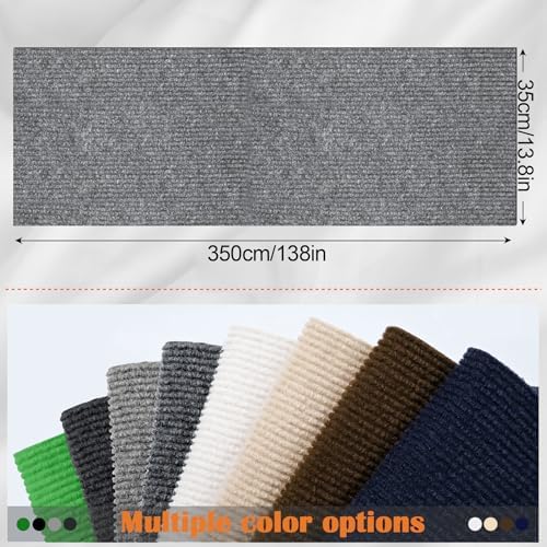 Cat Scratch Furniture Protector - 138" x 13.8" Trimmable Self-Adhesive Cats Claws Scratch Pads, DIY Cat Climbing Couch Protector for Scratch Post Cat Tree Replacement Indoor (Light Gray) - Image 2