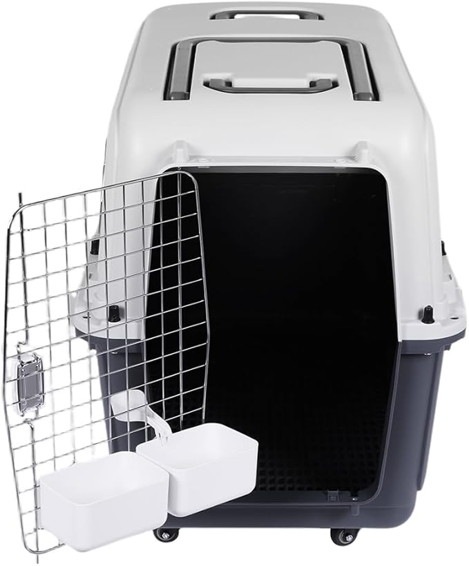 Generic Pet Carrier Kennel Airline-Friendly Dog Travel Cate Big Dogs Crates for Small and Large Pets Air Box
