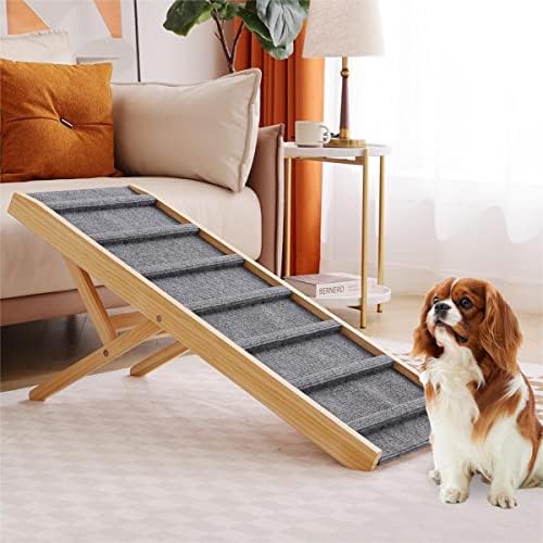 Large Dog Pet Ramp Stairs for Bed Couch Car Truck SUV,Dog Pet Ramp for Small Large Dogs Pets to Get on High Bed Truck Couch Sofa - Image 2