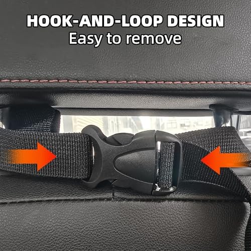 Smouatou Dog Car Seat Cover for Back Seat, Sturdy Backseat Extender for Dogs,New Scratch Resistant, Anti Slip Portable Dog Hammock,Suitable for Cars and SUVs,Car Travel Pet Bed,Hard Bottom (L) - Image 7