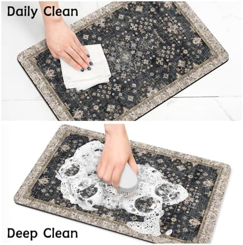 Pet Food Mats for Floor, Absorbent Dog Mat for Food and Water Dispenser Mat, Dog Food Mat Quick Dry Cat Food Mat Pet Supplies - Image 7
