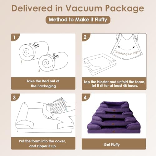 EHEYCIGA Orthopedic Small Dog Bed, Waterproof Memory Foam Washable Pet Beds - Image 7