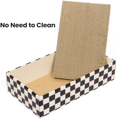Conlun Cat Scratcher Box with 4 Pads & 2Cardboard Boxes - Image 7