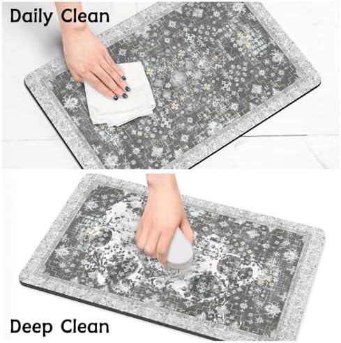 Pet Food Mats for Floor, Absorbent Dog Mat for Food and Water Dispenser Mat, Dog Food Mat Quick Dry Cat Food Mat Pet Supplies - Image 7