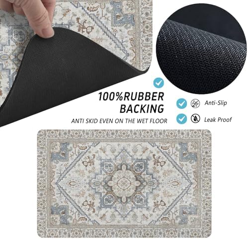 Dog Food Mat for Floors, Absorbent Pet Cat Food Bowl Mat, 2 Pack - Image 7