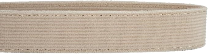 Soft Corduroy Fibric Dog Leash, 5 Feet Length Lead with Heavy Duty Rotating Hook, for Medium Large Dogs.(M,White)