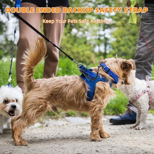 YUEPET 2 Pack Dog Collar Safety Clips, Handwoven Double-Ended Backup Clips - Image 7