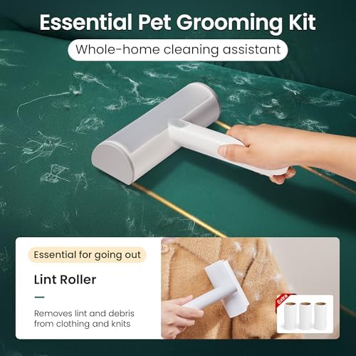 Pet Hair Removal Tool and Lint Roller Value Set, Sticky Lint Remover - Image 2