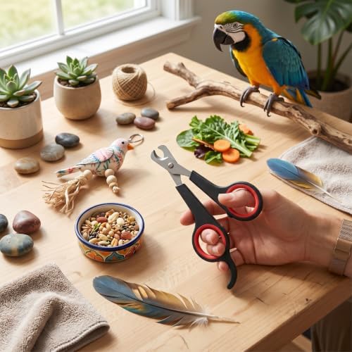 Bird Nail Clipper Grooming Tool Nail Scissors Clipper Pet Bird Parrot Small Animals Accessory for Small Parrot Birds - Image 6