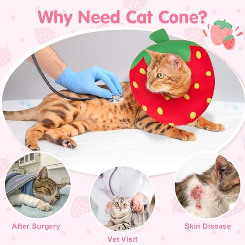 BEAUTYZOO Cat Cone Collars Soft, Cat Donut Recovery E Collar After Surgery - Image 2