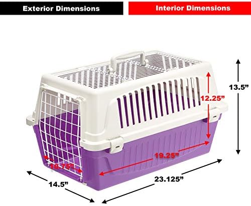 Atlas Pet Carrier | Small Pet Carrier for Dogs & Cats w/Top & Front Door Access - Image 6