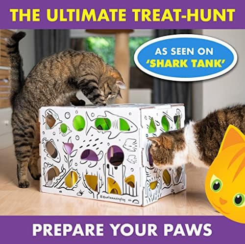 Cat Amazing MEGA – Cat Treat Puzzle Box – Interactive Food Maze – Cat Puzzle Feeder – Treat Box for Indoor Cats – Enrichment Food Toy – Best Cat Toy for Cats! - Image 2