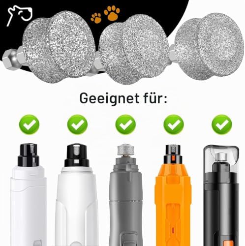 IREDOON Dog Nail Grinder Replacement Head for Most Brands and All Pets 1PCS - Image 2