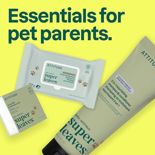 Attitude 2-in-1 Pet Shampoo and Conditioner, Dog & Puppy Shampoo with Oat Extract for Sensitive Skin, Gentle Soothing Grooming Wash, Vegan, Fragrance-Free, Unscented, 473 mL - Image 7