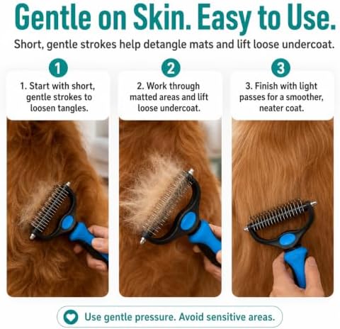 Pet Grooming Tool,Dog Brush For Shedding,Deshedding Dog Brush - Image 2