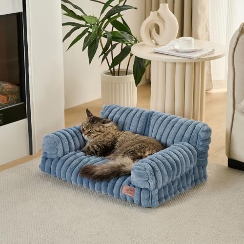 Hollypet Small Dog Large Cat Bed Puppy Couch Beds for Pets up to 25 lbs - Image 7