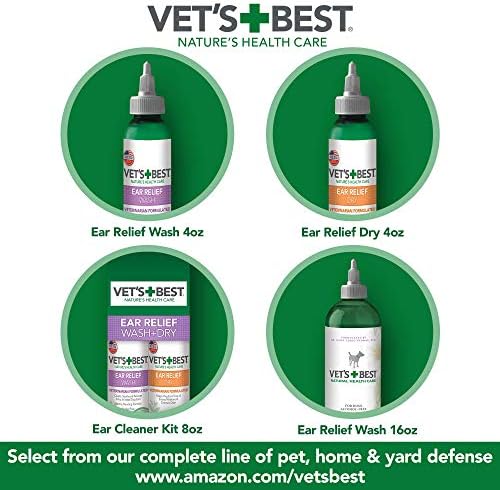 Vet's Best Dog Ear Relief Wash with Aloe, Chamomile & Tea Tree Oil, 4 oz - Image 7