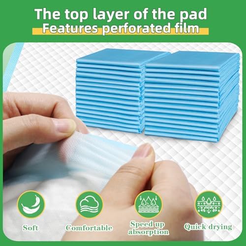 DEEP DEAR Dog Pee Pads Extra Large 30"x36", 40-Count Puppy Pads XXL, Leak-Proof X-Large Pee Pads for Dogs, Super Absorbent Dog Potty Training Pads XL, Disposable Pet Urine Bed Pads for Doggie, Cats - Image 2