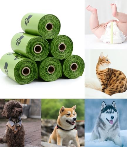 Dog Poop Bags Rolls with Dispenser - Leak Proof - 540 Count Unscented - Image 2