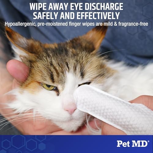 Pet MD Finger Wipes - Tear Stain Remover for Dogs & Cats - 50ct - Image 2