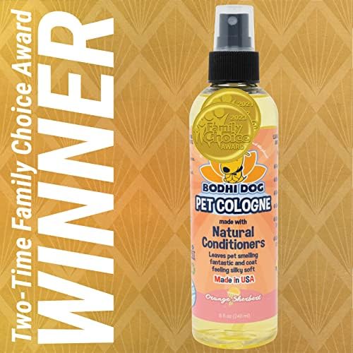 Bodhi Dog Premium Dog Cologne - Deodorizing Dog Perfume & Conditioner for Dogs & Cats - Natural Long Lasting Spray for Pets - Gentle & Safe Formula, Made in USA (Orange Sherbert 8 Fl Oz) - Image 2